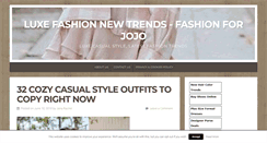 Desktop Screenshot of fashionforjojo.com